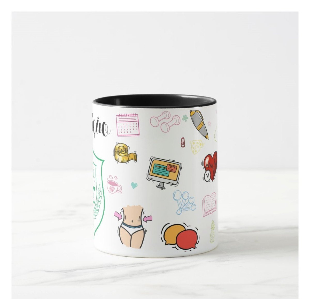 Caneca Personalizada Presente Nutrição Nutricionista - 3