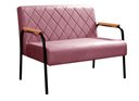 Ver imagem 1 de Namoradeira Ludmilla Cor:Suede Rosa 280