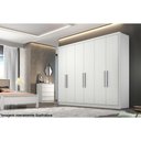 Ver imagem 4 de Guarda Roupa Casal 6 Portas e 6 Gavetas Rizon/linea Cumaru/fendi 25 - Novo Horizonte
