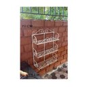 Ver imagem 2 de jardineira suporte floreira ferro branco jardim vertical 3 andares vasos de plantas