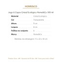 Ver imagem 6 de Jogo 6 Peças Copo de Cristal 300ml Transparente 9x8x8cm Água Suco Drinks Bar