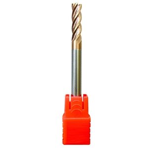 Fresa Topo Reto Metal Duro 6,0 X 75mm - 4c Longa 55hrc