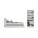 Ver imagem 4 de Bicama para Colchão 78x188cm com Baú Embutido e Sapateira Multimóveis Mp4362 Branco