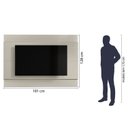 Ver imagem 3 de Conjunto Rack com Painel para TV até 60 Polegadas Ema Retrô Rattan CabeCasa MadeiraOriginals