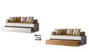 Ver imagem 2 de Cama + Cama Auxiliar Ônix Flex Nature Branco sem Colchão - Peternella