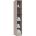 Ver imagem 3 de Guarda Roupa Modulado 1 Porta Requinte+ 100% MDF Cinza/Duna Line