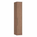 Ver imagem 2 de Guarda Roupa Modulado 1 Porta Requinte+ 100% MDF Marrom/Macadâmia