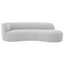 Ver mais imagens de Divã Recamier Orgânico Tokyo 200cm Lado Direito Linho Cinza Claro