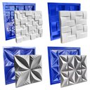 Ver imagem 1 de Conjunto 4 Formas 3d Gesso E Cimento Abs Azul 1mm Lindíssimo