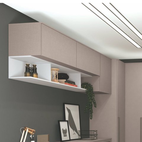 Módulo Aéreo 1 Porta Basculante Requinte+ 100% MDF