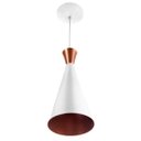 Ver imagem 2 de Pendentes Cone Branco Canadá Sala Cozinha Churrasqueir