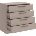 Ver imagem 4 de Cômoda Módulo Inferior 4 Gavetas Requinte+ 100% MDF