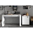 Ver imagem 3 de Gaveteiro p/ Escritório ME4148 c/ 3 Gavetas e 1 c/ Chave Branco - Tecno Mobili