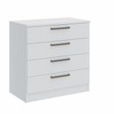 Ver imagem 2 de Cômoda Módulo Inferior 4 Gavetas Requinte+ 100% MDF Branco/Line