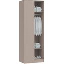 Ver imagem 3 de Guarda Roupa Modulado Canto Reto 1 Porta Requinte+ 100% MDF Cinza/Duna Line