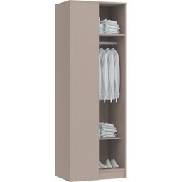 Guarda Roupa Modulado Canto Reto 1 Porta Requinte+  - 3