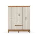 Ver imagem 3 de Guarda Roupa Casal 6 Portas 2 Gavetas Flash II 