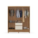 Ver imagem 2 de Guarda Roupa Casal 6 Portas 2 Gavetas Flash II 