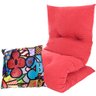 Futon Dobrável de Espuma Solteiro + Almofada Decorativa Emcompre BF Colchões - 1