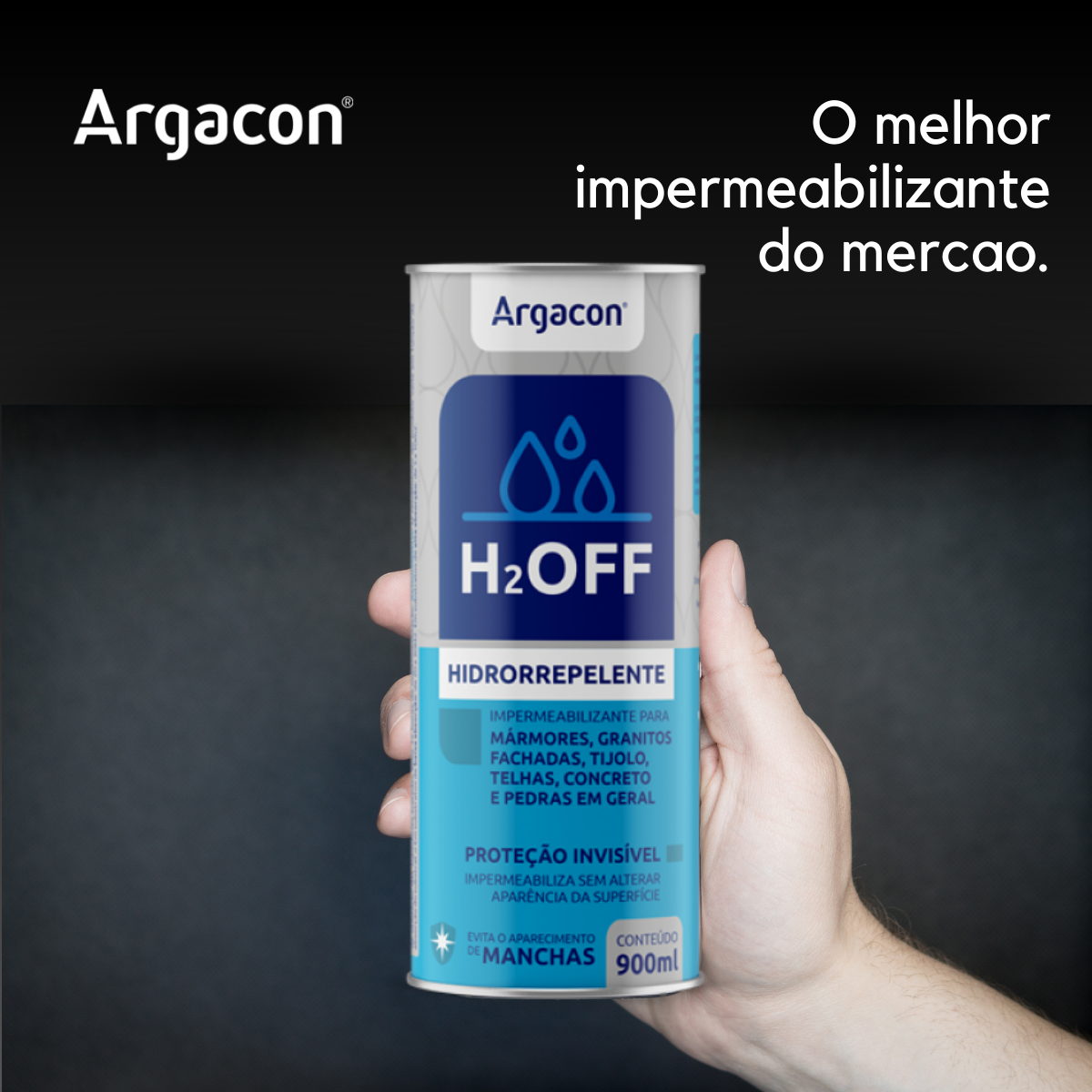 Impermeabilizante Hidrorrepelente H2off Argacon Mármore Piso - 4