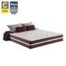 Cama Box Baú Casal + Colchão de Molas Prime Colchões Classic Superlastic 138x188x64 Marrom - 2