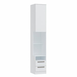 Mesa de Cabeceira Modulada Reto 1 Porta 2 Gavetas Requinte+ 