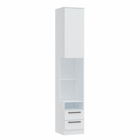 Mesa de Cabeceira Modulada Reto 1 Porta 2 Gavetas Requinte+ 100% MDF