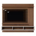 Ver imagem 3 de Painel Suspenso Tv 70 Pol 180 Cm Juriti Amendoa Off White Matte Colibri