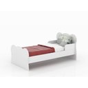 Ver imagem 3 de Quarto Infantil Guarda Roupa 2 Portas 3 Gavetas Cômoda 3 Gavetas 1 Nicho Mini Cama Branco