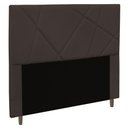 Ver imagem 1 de Cabeceira Cama Box Casal Queen Size Mali 160cm Corano Marrom - Abmaza