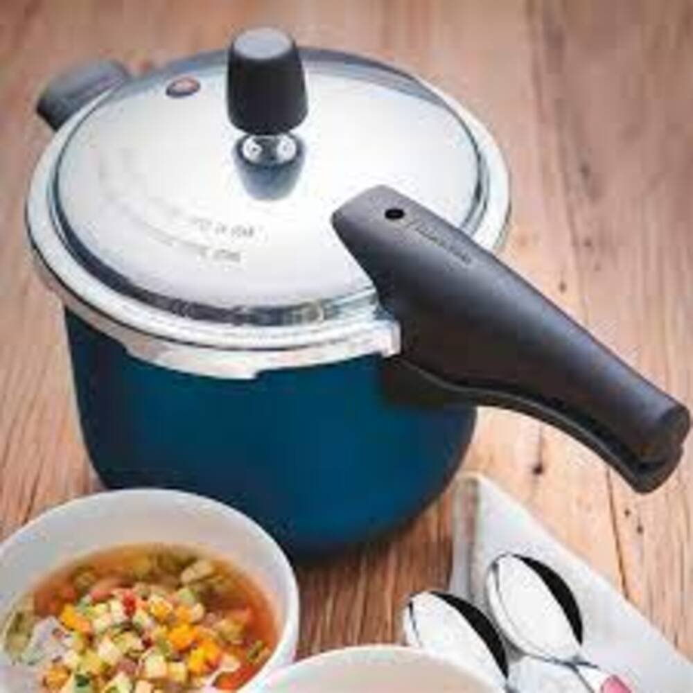 Panela de Pressão Tramontina Antiaderente - Azul 4,5l Turim - 1