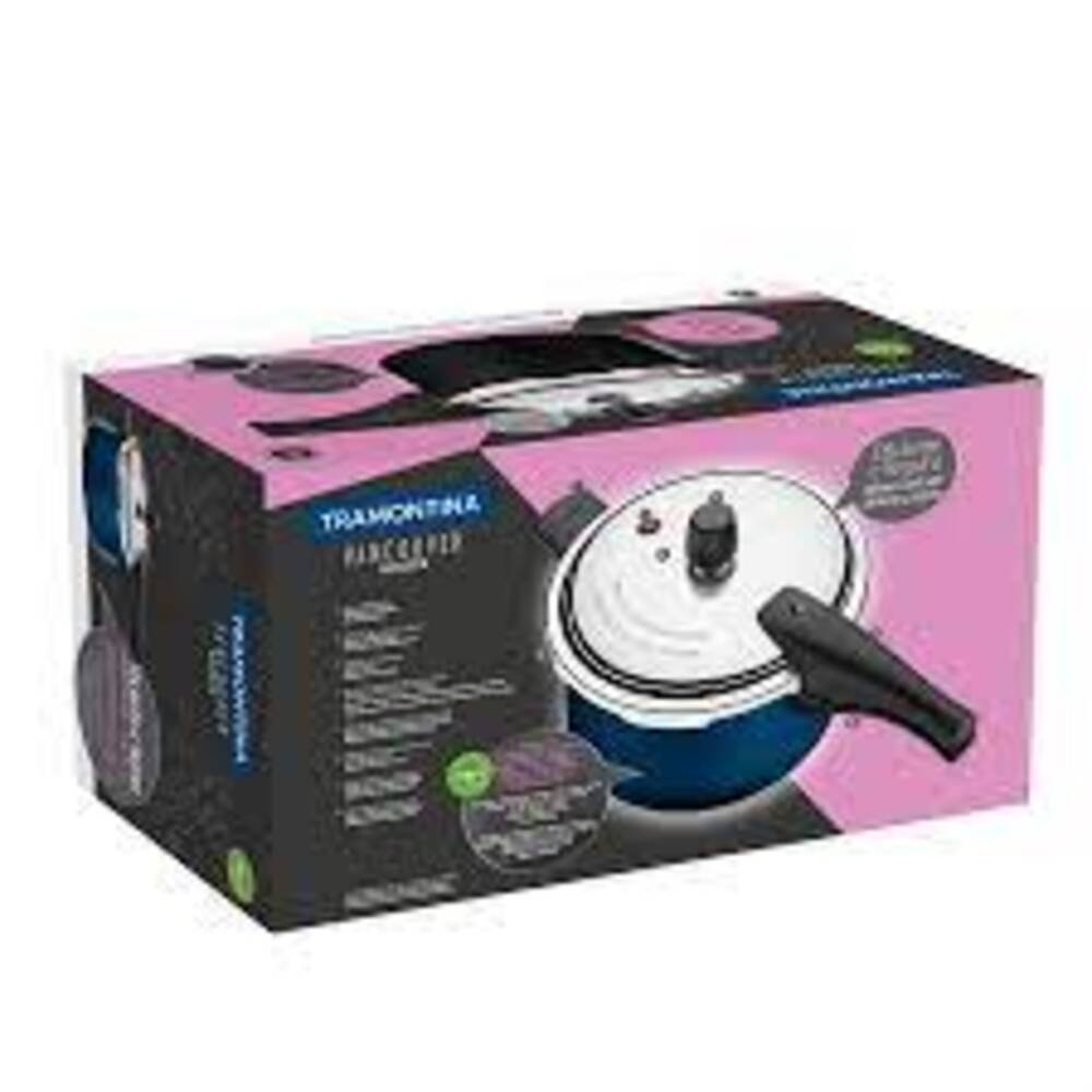 Panela de Pressão Tramontina Antiaderente - Azul 4,5l Turim - 2