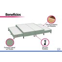 Ver imagem 4 de Cama Base c/Aux Queen Castor Poli Green 158x198x27