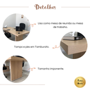 Ver mais imagens de Conjunto Escritório: Mesa Reunião 6199 + Armário 6207