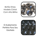 Ver imagem 2 de Botão Cristal Strass 20mm Capitonê para Estofado Pct 50 Un