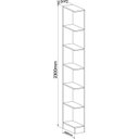 Ver imagem 4 de Módulo Cantoneira 6 Prateleiras Requinte+ 100% MDF Branco/Line