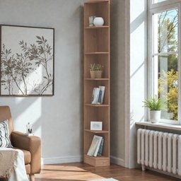 Módulo Cantoneira 6 Prateleiras Requinte+ 100% MDF - 1 Módulo Cantoneira 6 Prateleiras Requinte+ 100% MDF - 1