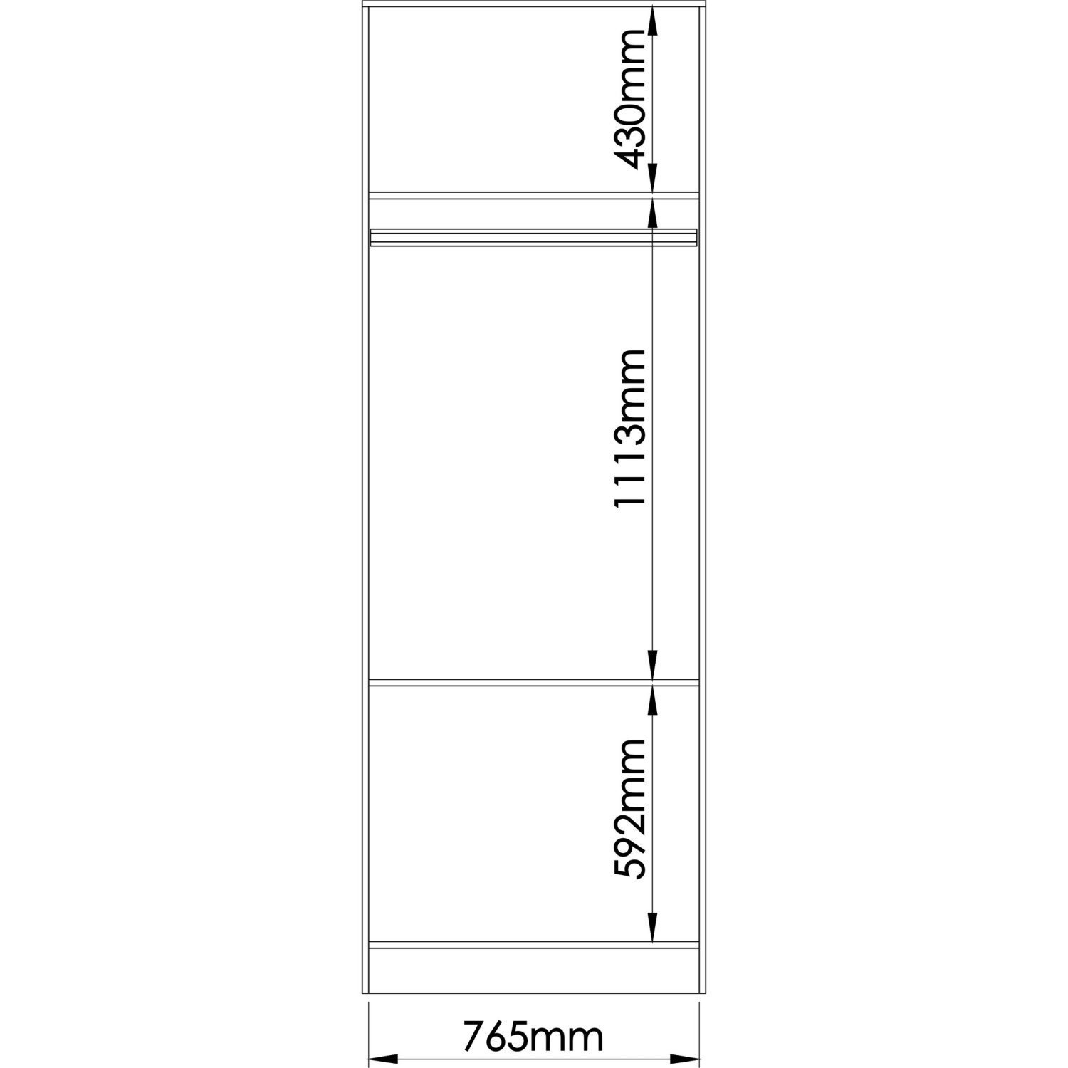 Guarda Roupa Modulado 2 Portas Requinte  - 6