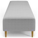 Ver imagem 7 de Puff Decorativo Sala de Estar Bali W01 Pés Palito 210x60cm Bouclê Cinza - Lyam Decor