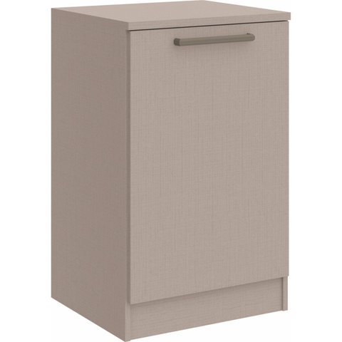 Cômoda Módulo Inferior 1 Porta Requinte 100% MDF Cinza/Duna Line