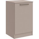 Ver imagem 1 de Cômoda Módulo Inferior 1 Porta Requinte 100% MDF Cinza/Duna Line