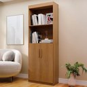Ver imagem 1 de Estante Livreiro Bipartida 63cm 2 Portas Form Nature Z56 - Mpozenato