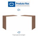 Ver imagem 6 de Mesa Complementar Office Requinte+ 100% MDF 80cm Macadâmia Marrom