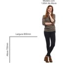 Ver imagem 4 de Mesa Complementar Office Requinte+ 100% 80cm Macadâmia