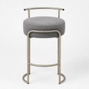 Ver imagem 1 de Banqueta Evans 75cm Metal Champagne Boucle