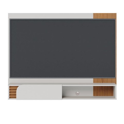 Home Suspenso Jurerê 1.36 Off White Matte/freijó para Tv até 65” - Colibri