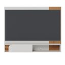 Ver imagem 1 de Home Suspenso Jurerê 1.36 Off White Matte/freijó para Tv até 65” - Colibri