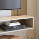 Ver imagem 4 de Home Suspenso Jurerê 1.36 Off White Matte/freijó para Tv até 65” - Colibri