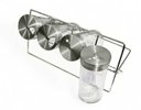Ver imagem 5 de Kit 4 Porta Temperos Condimento Horizontal Harlem Vidro