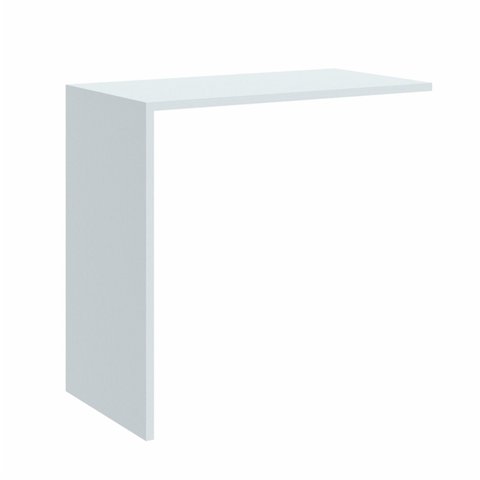 Mesa Complementar Office Requinte+ 100% 80cm Branco Line